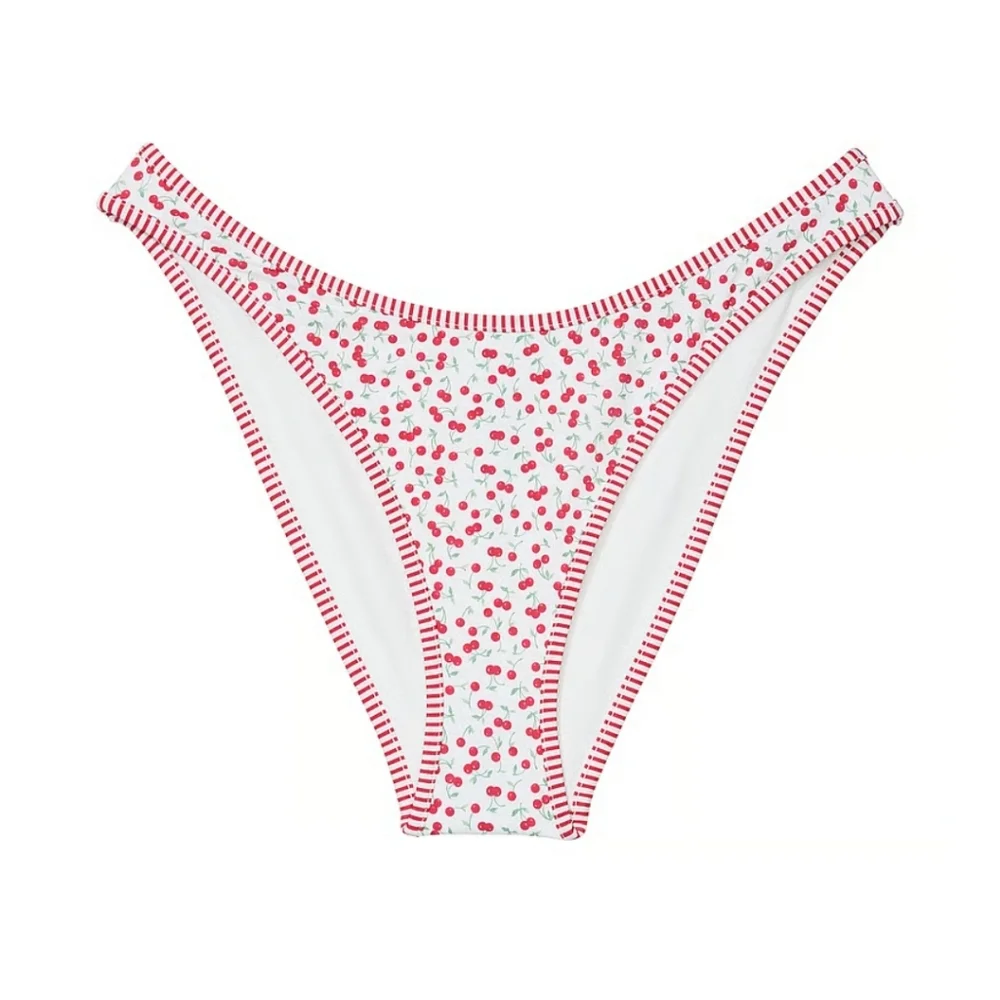 New!Pink X Frankies Bikini Golden Hiur Bikini‎ Bottom